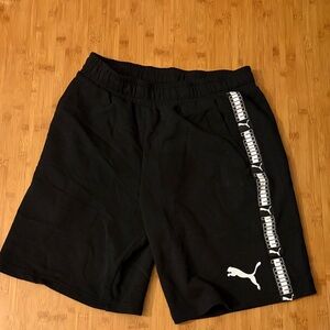 Puma Men's Black Athletic Shorts